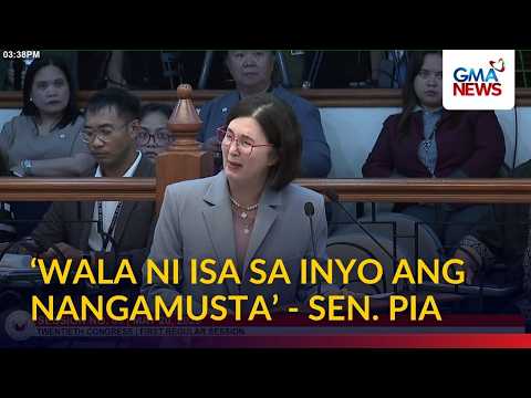 ICYMI - Sen. Pia Cayetano turns emotional recalling Senate shooting incident | GMA News thumbnail