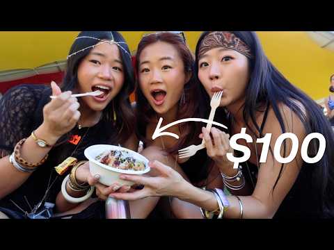 TRYING ALL OF COACHELLA FOODS FOR 24 HOURS!! *VLOG* thumbnail