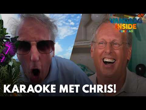 Héérlijke beelden van Chris Woerts op karaokeavond: 'Op mijn leeftijd ken je geen schaamte meer!' thumbnail