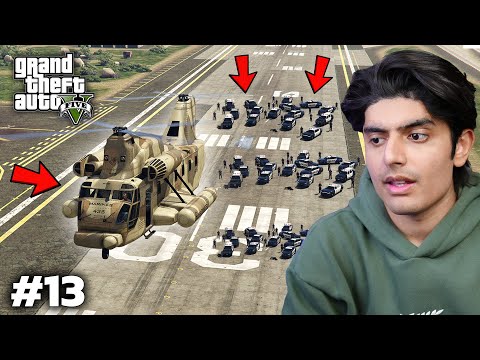 I STOLE A MILITARY CARGO PLANE | GTA 5 PART 13 (HINDI DUBBED) thumbnail