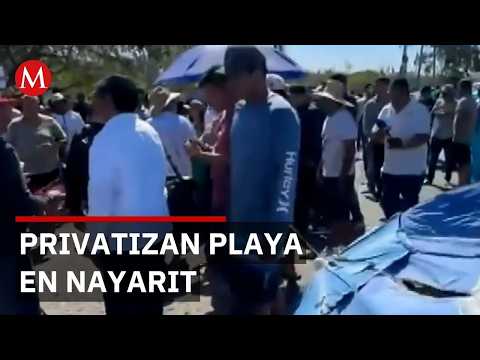 Denuncian represión a pobladores que defienden litoral de Bahía de Banderas thumbnail
