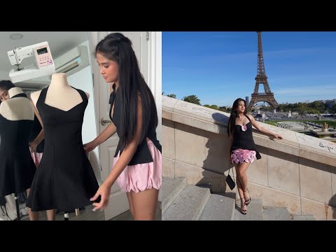 WE'RE GOING TO PARIS (sewing a dress, travel preps, packing) thumbnail