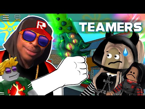 ROBLOX Murder Mystery 2 TEAMERS Funny Moments (MEMES) thumbnail