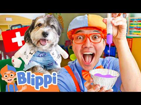 Blippi Meets Dr. Ted the Puppy at the Hospital ? thumbnail