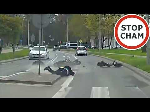 Wypadek w motocyklisty i rowerzysty w Mielcu  #2229 Wasze Filmy thumbnail