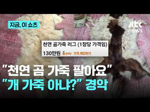당근에 올라온 "천연 곰 가죽 팔아요"…"아무리 봐도 개" 쏟아진 의혹｜지금 이 쇼츠 thumbnail