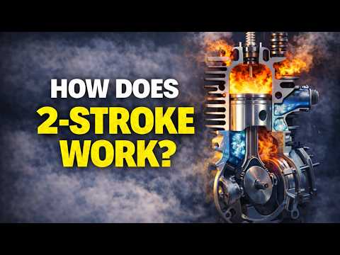 How Does a Two-Stroke Engine Work? Principle, Scavenging Process, Lubrication and 2-Stroke vs 4! thumbnail