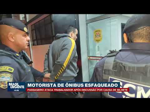 Motorista de ônibus é esfaqueado por passageiro após discussão thumbnail