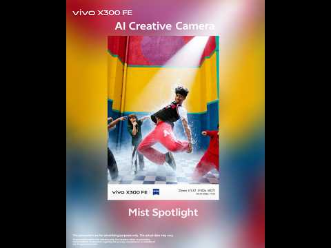 Choose from over 25+ AI Styles with AI Creative Camera on the vivo X300FE. Pre book now! thumbnail