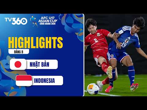 HIGHLIGHTS NHẬT BẢN - INDONESIA: KHÔNG CÓ PHÉP MÀU XẢY RA | AFC U17 ASIAN CUP 2026 thumbnail