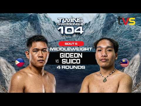 Gideon Riquelme vs Suico Joshua | TWINS Championship 104 | Full Fight thumbnail
