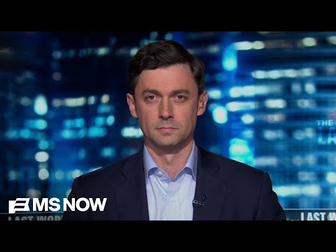Sen. Ossoff: 'Mighty wave' building to check 'corrupt' Trump administration thumbnail