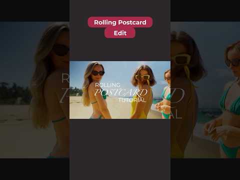 Turn your travel clips into a rolling postcard with InShot✈️📮 #reels #travelvlog #trending thumbnail