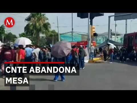 CNTE rompe diálogo con SEGOB tras hechos de violencia en Oaxaca thumbnail