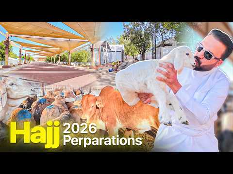Hajj 2026 Preparations 🕋 in Arafat 🏔 Makkah Ki Bakra Mandi 🐐 😍 thumbnail