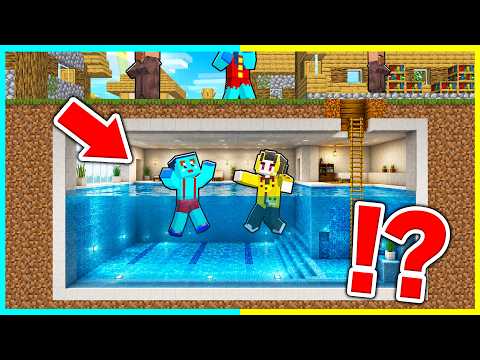 ママにバレずに地下プールを作って宿題をサボるマインクラフト【まいくら / マインクラフト】 thumbnail