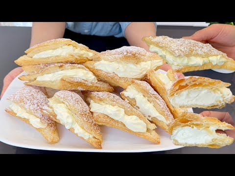 Scompariranno in 1 MINUTO! 😍 SFOGLIA e CREMA AL LIMONE 🍋 Facilissimi e BUONISSIMI! 🤩‼️ thumbnail