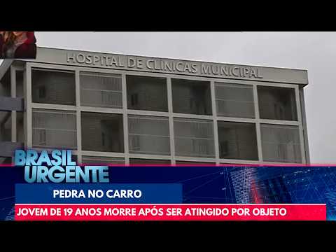 Pedra no carro e morte: jovem morre após ser atingido em rodovia | Brasil Urgente thumbnail