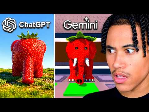 J'ai utilisé Chat GPT VS Gemini pour Recréer Steal a Brainrot ! thumbnail