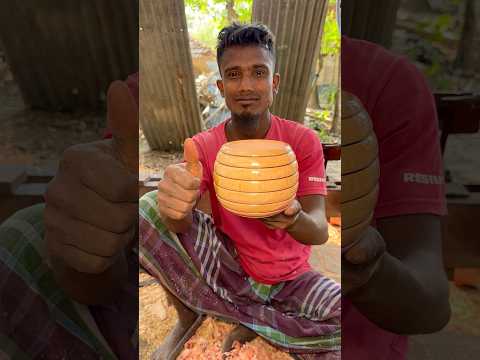 Amazing Wooden Beautiful Eco-Friendly Bowl 🌿 | Amazing DIY Craft thumbnail