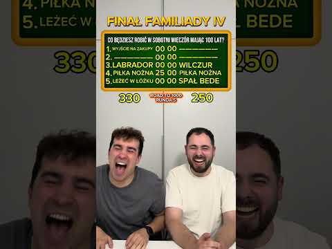 Takiej beki na odcinku jeszcze nie było #quiz #familiada #final thumbnail