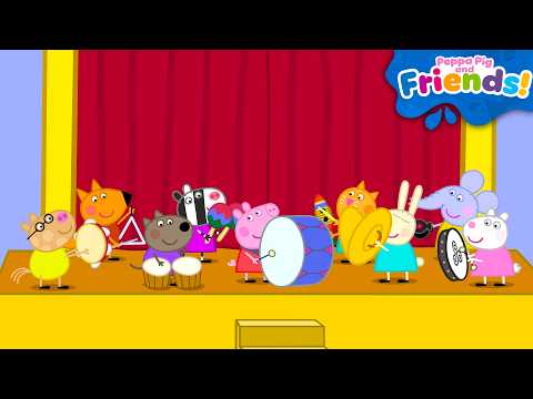 Peppa Pig & Friends Put on a MUSIC Show! 🥁🎶 | Full Episodes | 1 HOUR thumbnail