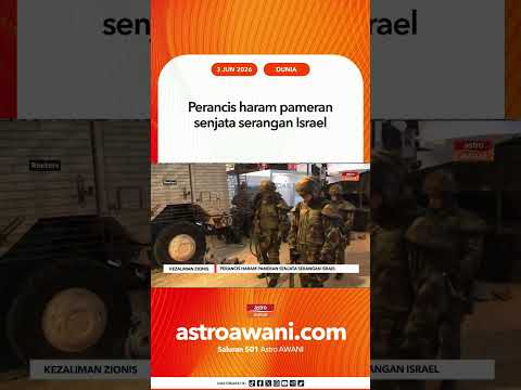 Perancis haram pameran senjata serangan Israel thumbnail