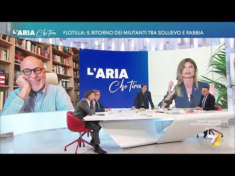 Laura Ravetto attacca Alan Friedman, che scoppia a ridere: "Trovo vergognoso che si permetta di ... thumbnail