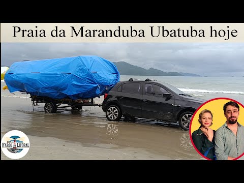 🟢Praia da Maraduba em Ubatuba Hoje | Lixo, Chuva, Turistas thumbnail