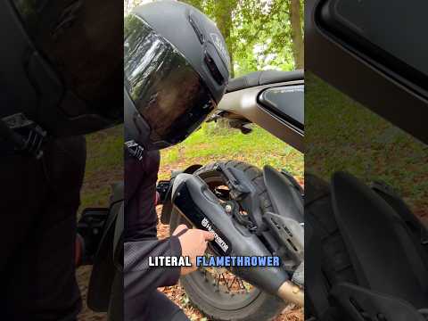 Cooking food with only my motorcycle - new camping tips #cooking #camping #bikerboy #biketok #dinner thumbnail