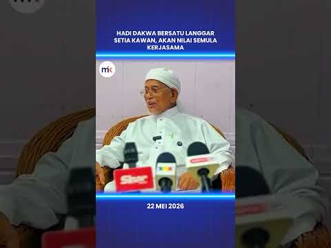 Hadi dakwa Bersatu langgar setia kawan, akan nilai semula kerjasama thumbnail