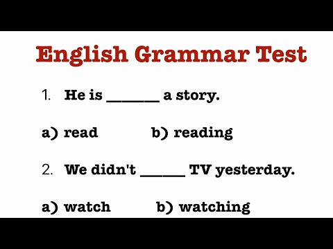 Test your English Grammar thumbnail