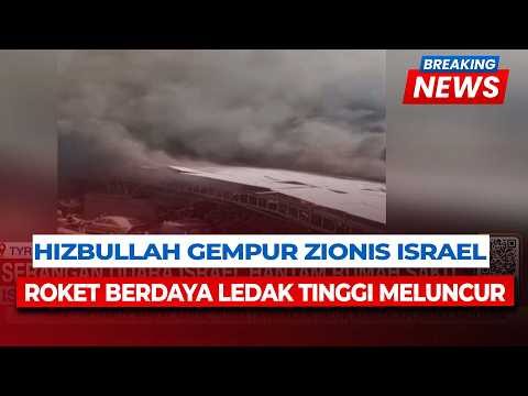 Hizbullah Gempur Zionis Israel, Roket Berdaya Ledak Tinggi Meluncur ke Pangkalan Israel di Lebanon thumbnail