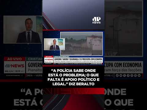 “A polícia sabe onde está o problema; o que falta é apoio político e legal." diz beralto thumbnail