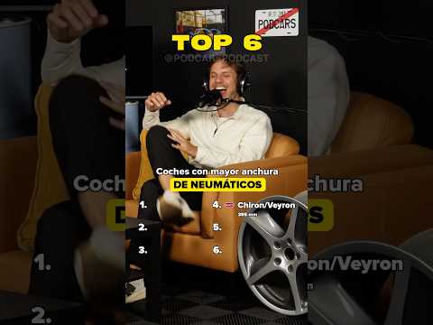 ¡Los coches con los neumáticos más anchos!? #podcars #ranking #coches #top6 #podcast thumbnail