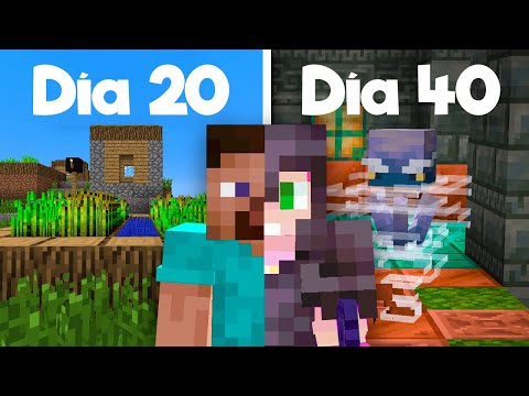Sobreviviendo 100 Días en Minecraft pero CADA DÍA SE ACTUALIZA LA VERSION (20-40) thumbnail