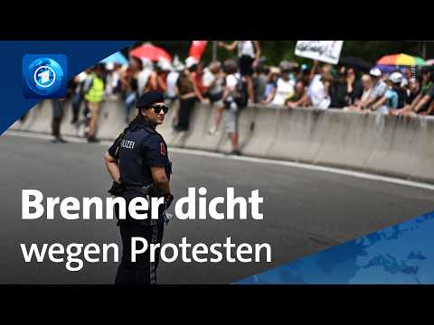 Proteste wegen Verkehrslärm: Brenner gesperrt thumbnail