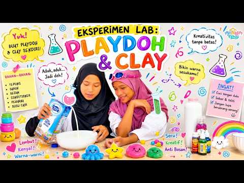 Awalnya Eksperimen Malah Bikin Playdoh & Clay 😆 #arinagafamily #vlogarinaga thumbnail
