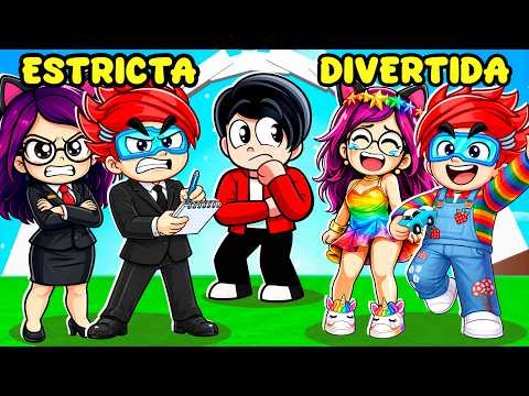 FAMILIA DIVERTIDA vs FAMILIA ESTRICTA en BROOKHAVEN ROBLOX | Karim Juega thumbnail