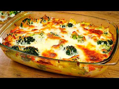 Having tried this dish once you will ALWAYS Cook it! Healthy casserole with broccoli and cauliflower thumbnail