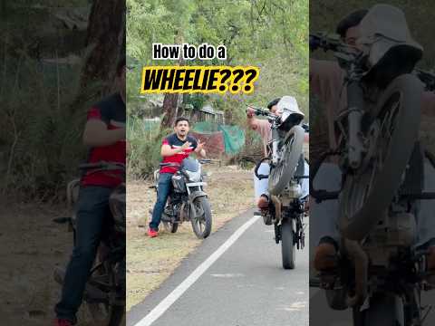 How to do a WHEELIE?? in easy steps by faraz stunt rider #farazstuntrider #superbikes #bikers thumbnail