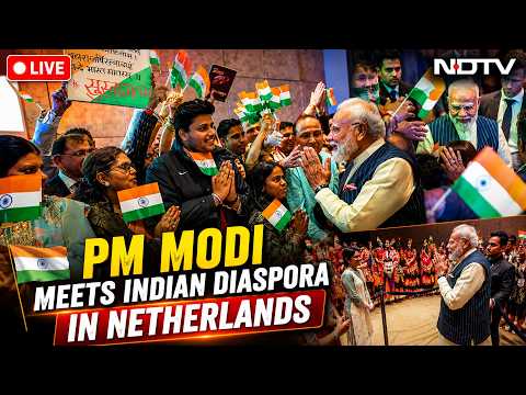 PM Modi In Netherlands LIVE Updates | PM Modi Meets Indian Diaspora In Netherlands | 5-Nation Tour thumbnail