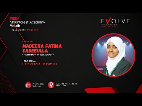 It's Not Easy to Survive | Madeeha Fatima Zabeeulla | TEDxMountcrest Academy thumbnail