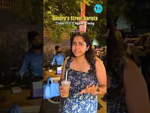 Bandra's Street Barista Sells 100 Coffees Daily! #bandra #barista #coffee thumbnail