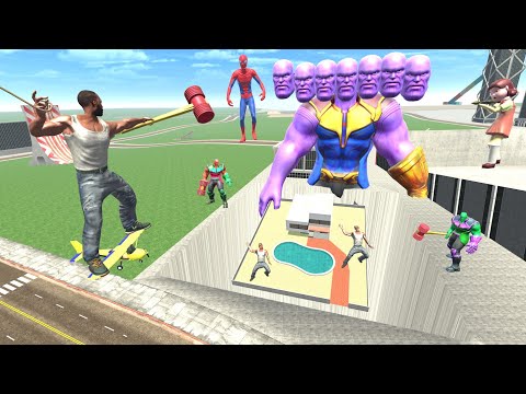 Franklin House Fall In Thanos Hole - Indian Bike Driving 3d thumbnail