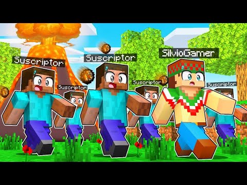 ¡100 SUSCRIPTORES vs EL FIN del MUNDO en MINECRAFT! ? EVENTO SILVIOGAMER con SUBS thumbnail
