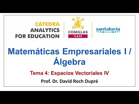 Tema 4: Espacios Vectoriales IV thumbnail