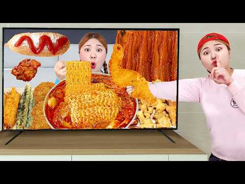 LIVE Mukbang Fire Spicy Noodle Tteokbokki TV 속 음식 라면 치킨 먹방 모음 Convenience Store food | HIU 하이유 thumbnail