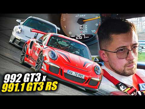 FULL compariSEND: 991.1 GT3 RS vs 992 GT3! // Nürburgring thumbnail
