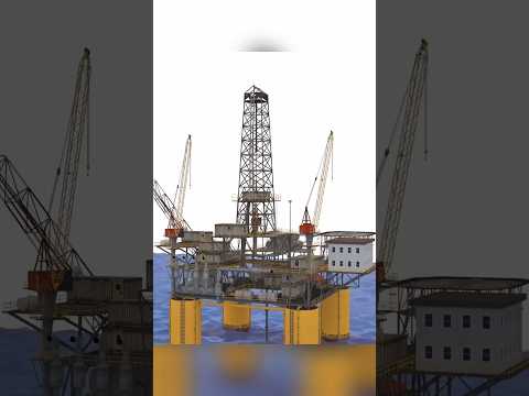 Cara Membangun Struktur Pengeboran Minyak Di Tengah Laut @3DLivingStudio thumbnail
